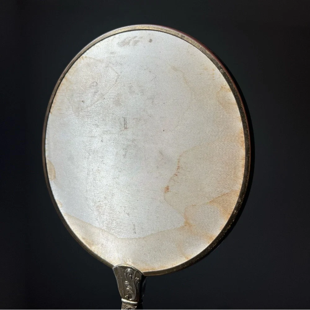 Vintage American Gold Hand Mirror